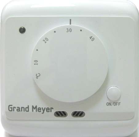 Термостат мех. MST-2 датчик пола; датчик возд. 3.6кВт 16А бел. Grand Meyer MST-2