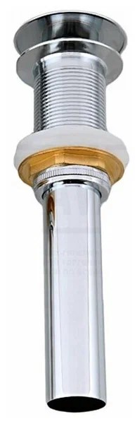 Сифон для стеклянной раковины, хром F65