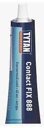 Клей Tytan Professional Contact Fix 888  40мл.(шоу-бокс)  контактный   *12/48