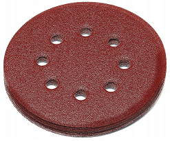 Круг абразивный перфорированный (8 отв.) 125*8*P100 "MD-STARS"  5 шт