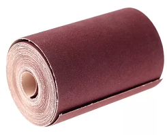 Рулон шлифовальный на тканевой основе, алюминий-оксидный абразивный слой 115 мм х 50 м,  Р 80