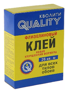 Обойный клей "Кволити" флизелиновый  200 г АКЦИЯ !!!*30