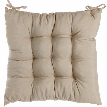 Сидушка-галета на стул 40*40см "ИДЕА" цвет бежевый