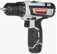 Дрель-шуруповерт 12Вт ИНТЕРСКОЛ ДА-12ЭР-02
