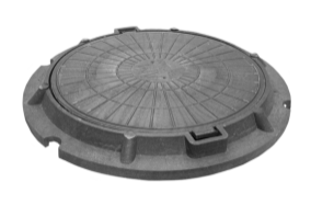 Люк полимерный малый, 15 кН черный