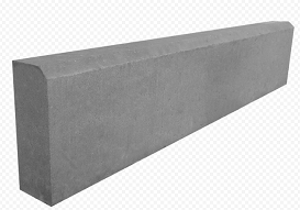 Бордюр тротуарный 1000х200х80 мм серый