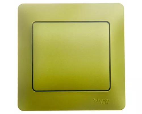 GLOSSA 1-клавишный ВЫКЛЮЧАТЕЛЬ,сх.1,10AX, в сборе, ФИСТАШКОВЫЙ (кр.15шт) C3(+)