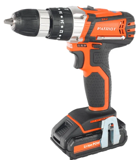 PATRIOT Дрель-шуруповерт аккум. ударн.THE ONE BR 201 Li-H (20В, 2акк*2,0Ач Li-Ion, БЗП10мм, режим уд