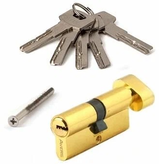 AVERS ZM-70-C-G золото перфо. кл/верт. 5кл. Цилиндровый механизм (100,10)