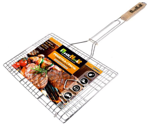 РЕШЕТКА-ГРИЛЬ 55(+3)х34х22х2 см хромированная универсальная 'Твой Пикник' (12100001)