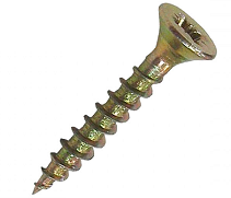 3,0х16 Шуруп-саморез универсальный, желтый цинк, шлиц PZD