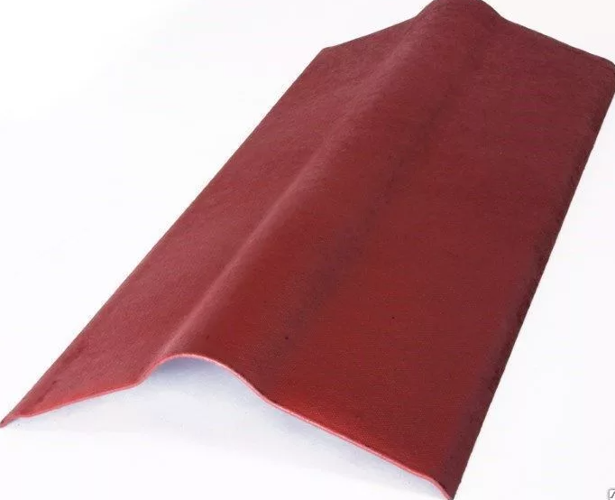 Коньковый элемент Ондулин, красный