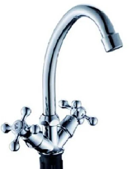 Смеситель д/кухни с высоким изливом, креп.гайка В49-065 уп.2шт 490650