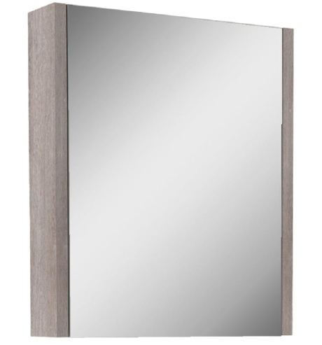 Шкаф-зеркало Quadro 60 Дуб серый левый/правый Домино DQ1702HZ