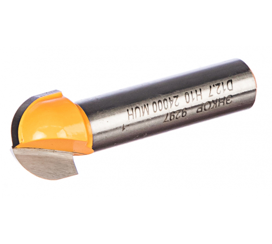 Фреза по дереву пазовая галтельная ф12.7х10 R6.35 твердосплав ц/хв 8 ЭНКОР бокс