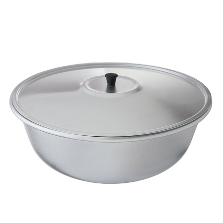 Миска алюм. с крышкой 10,0л  д.36см  МТ-037   (Демидовский)  *1/6