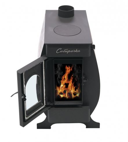 Печь отопительная Сибирь Сибирячка-6 (нерж. сталь)