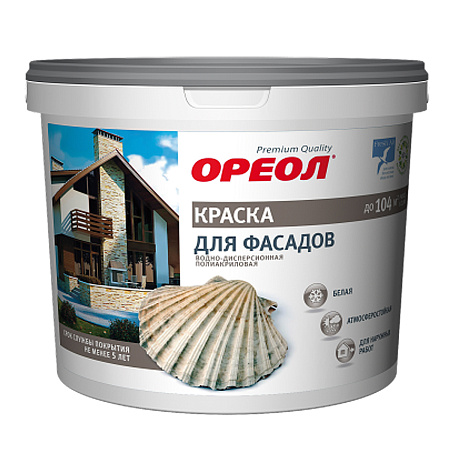 Краска ВД "Ореол" д/наруж.работ 6,5 кг (Ростов-на-дону)  *1/2/70