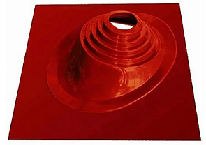 Проходник "Мастер флеш" RES угловой № 1  красный (силикон, 75-200)    *1/10