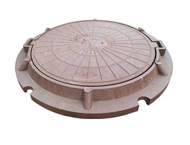 Люк полимерный малый, 15 кН красный