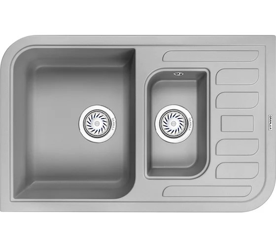 Мойка врезная кухонная "Granula" GR-7803** Брют оборачиваемая (под заказ)