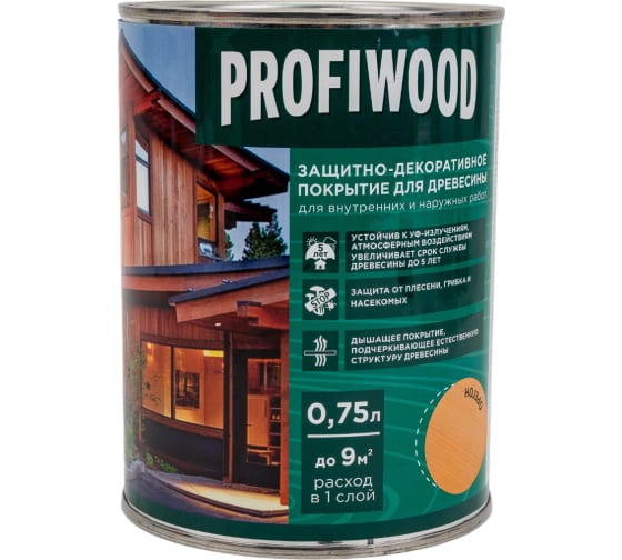 Защитно-декоративное покрытие д/древесины PROFIWOOD орегон 0,7 кг(Ростов-на-Дону)*1/14