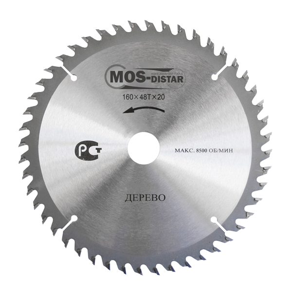 Пильный диск Стандарт 165*24Т*20 дерево "Mos-Distar"
