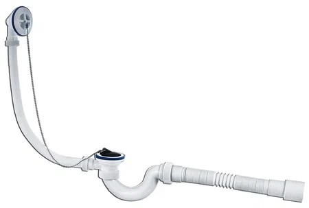 C6155 Сифон МИНИ Элит д/ванны с гиб. трубой 30980653 ВИР /1шт/уп