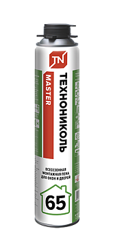 Пена монтажная профессиональная ТехноНИКОЛЬ 65 MASTER всесезонная, от -10С