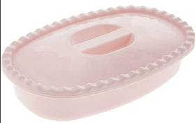 Миска прямоугольная 2,7 л. с крышкой цвет в ассортименте IDEA (Москва) уп.25