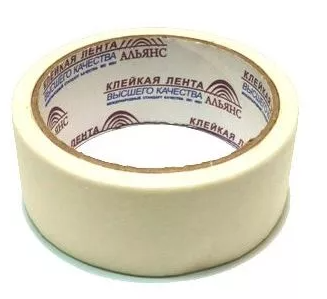Скотч малярный 50мм х 18м  АЛЬЯНС *6/36