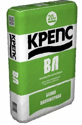 Шпатлевка КРЕПС ВЛ фасадная (белая), 20 кг