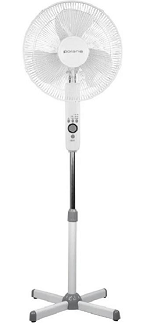 Вентилятор напольный POLARIS PSF- 40Е белый/серый 35Вт, d=40см, высота 125см, 3 скорости *1