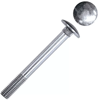 8,0 х 120  Болт мебельный с квадратным подголовком, цинк DIN 603