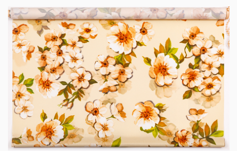 Ролет штора 80*160 ЦВЕТУЩАЯ ЯБЛОНЯ персик