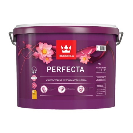 ТИККУРИЛА Краска интерьерная PERFECTA база A глубоко/мат. (9л)