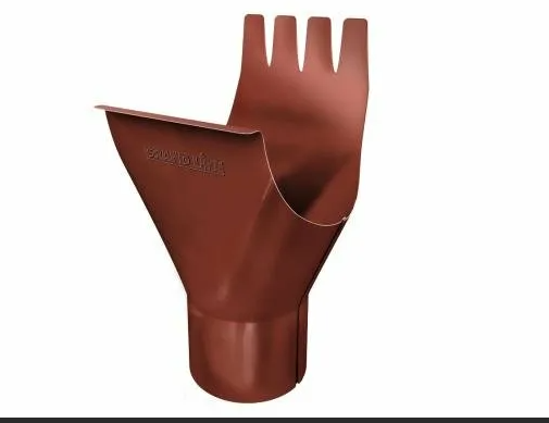 Воронка желоба D125/90 Optima (RAL 3005 - красное вино)