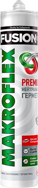 МАКРОФЛЕКС ФЬЮЖЕН герметик силиконовый нейтральный бесцветный (0,28л) 2164469