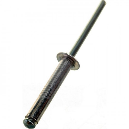 4,8х25 Заклепка вытяжная комбинированная алюминий-сталь фасовка 100 шт