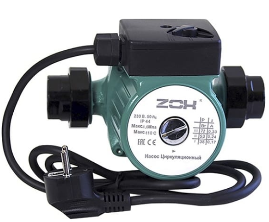 Насос циркуляционный ZOX ZX 32/6-180, с гайками 517079