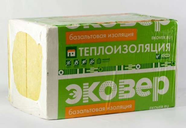 Теплоизоляция ЭКОВЕР СТАНДАРТ 50 кг/м3 (1000х600х50 мм)12 плит