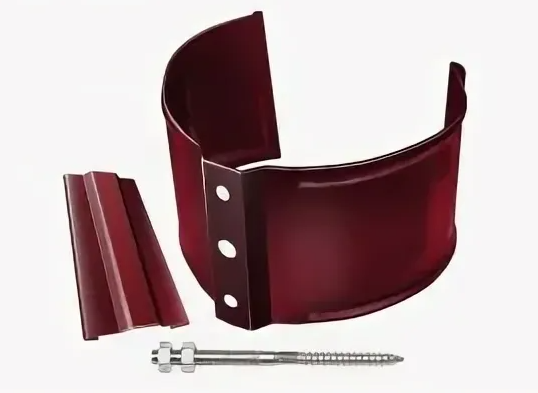 Кронштейн трубы на кирпич Optima (RAL 3005 - красное вино)