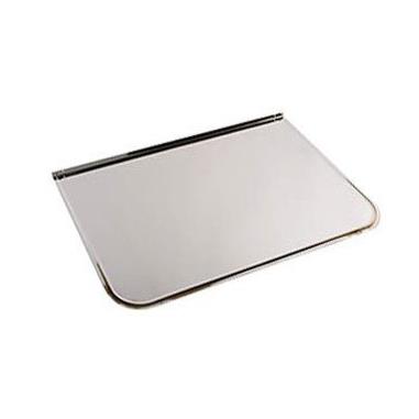 Предтопочный лист Феррум нержавеющий (430/0,5 мм) 380х600мм полукруглый