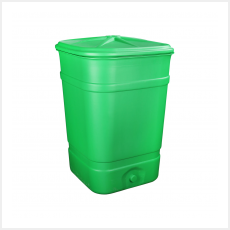 Бак пласт 300 л с крышкой квадратный м3047 (А)