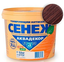 Х2-119 (палисандр) - 2,5кг-Сенеж АКВАДЕКОР