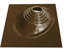 Проходник "Мастер флеш" RES угловой № 1  коричневый (силикон, 75-200)    *1/10