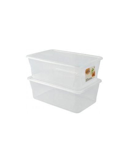 Набор контейнеров для заморозки SugarSpice Honey (2х1,6л) прозрачный