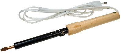 Паяльник ЭПСН 80Вт/220В (г.Псков) деревянная ручка