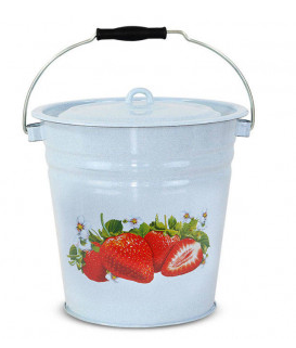 (С-1224/Рб) Ведро 12 литров С КРЫШКОЙ