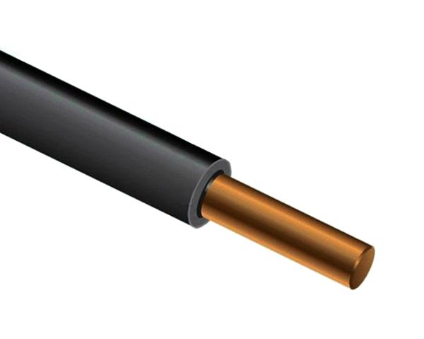Провод силовой ПуВнг(A)-LS 1*6 черный ГОСТ